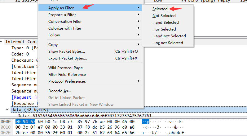 右键单击选中后出现如下界面