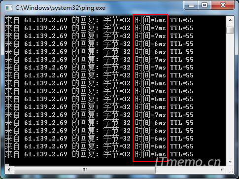 有线连接,一般来说若是ping路由器网关,延迟在1ms左右,若是ping 所在省最近的DNS,那么延迟大概在:10ms以内