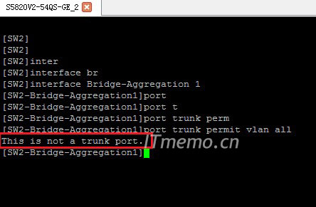 H3C配置提示this is not a trunk port是什么意思【解决方法】
