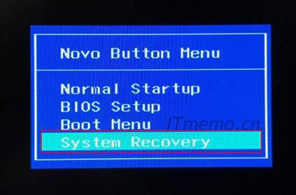 选择 System Recovery模式: