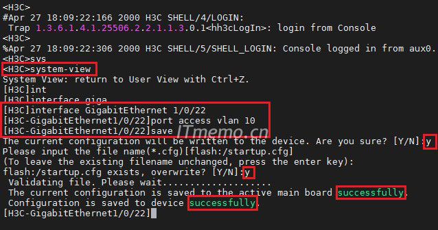 h3c交换机接口划分vlan h3c端口加入vlan【图文教程】