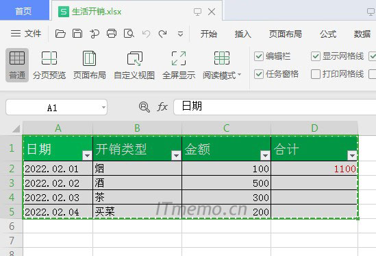 选中需要将横变成竖的excel表格数据，按键盘上的：Ctrl + C（复制）。