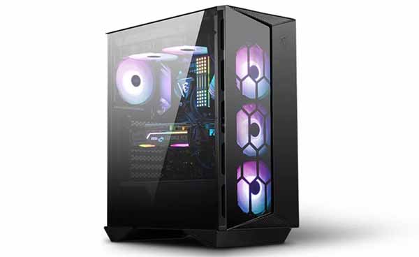 强化灯效设计 微星氪金枪110R机箱登场