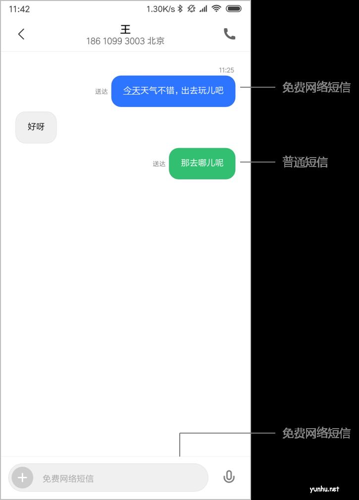 小米手机:免费网络短信怎么设置?