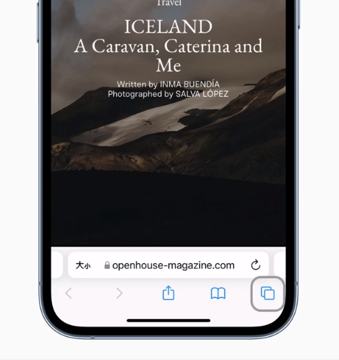 iOS 15 使用技巧:在 Safari 浏览器上使用全新标签页 iOS 15 使用技巧:在 Safari 浏览器上使用全新标签页