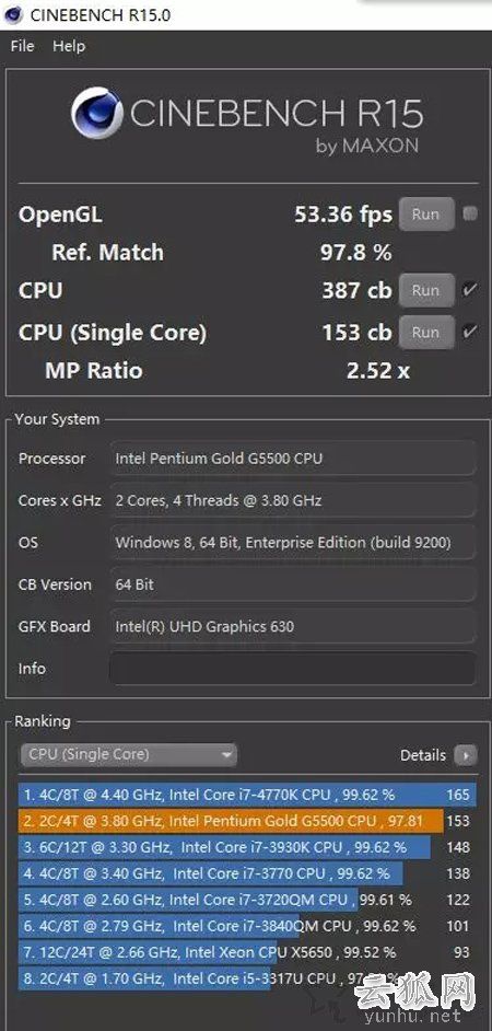 Intel奔腾G5500评测:对比G4600/G4560/i3-7100处理器性能测试