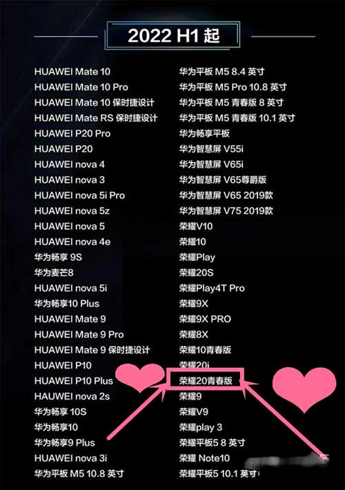 荣耀20青春版可以升级鸿蒙系统吗-什么时候能升级鸿蒙