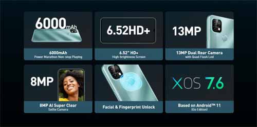 传音 Infinix Smart 5 Pro 发布：搭载紫光展锐 SC9863A SoC