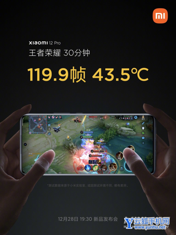 小米 12 Pro 温控数据