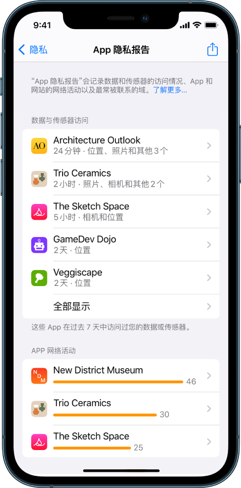 iOS 15 使用技巧:在 iPhone 上管理应用的信息和位置访问权限 iOS 15 使用技巧:在 iPhone 上管理应用的信息和位置访问权限