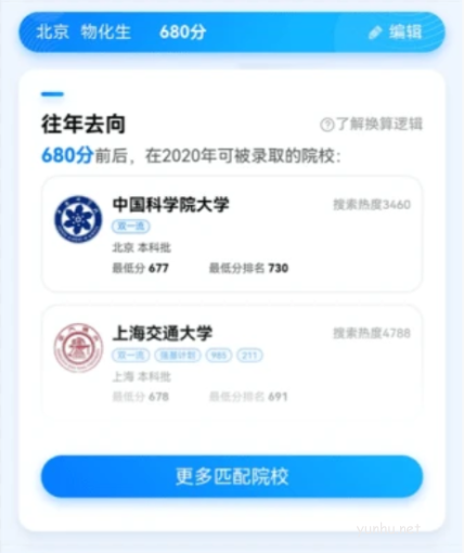 ai志愿助手怎么预测名次?ai志愿助手预测名次方法
