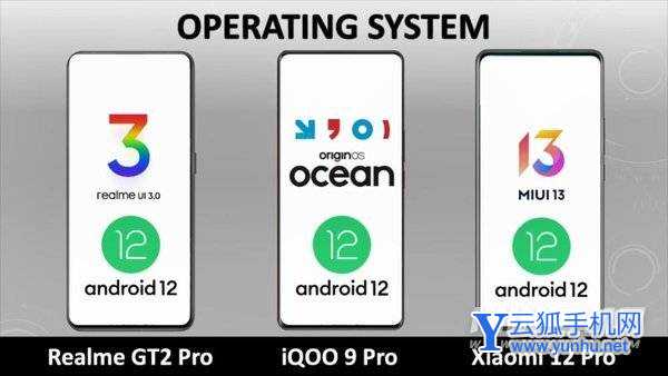 小米12Pro、GT2Pro、iQOO9Pro怎么选择-哪款手机性价比更高