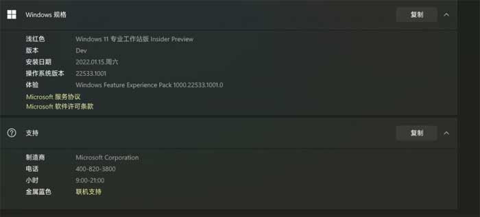 Win11 Build 22533.1001 预览版出现大量文字乱码 Bug