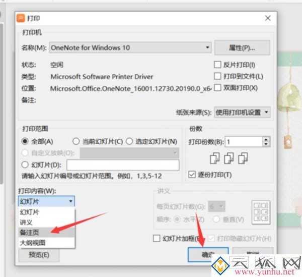 电脑PPT的备注页怎么打印出来？(图3)