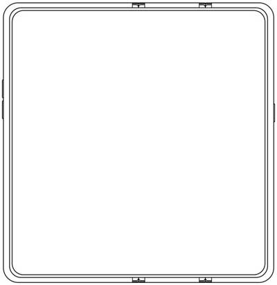 OPPO 折叠屏手机外观专利获授权,可折叠两次(图1)