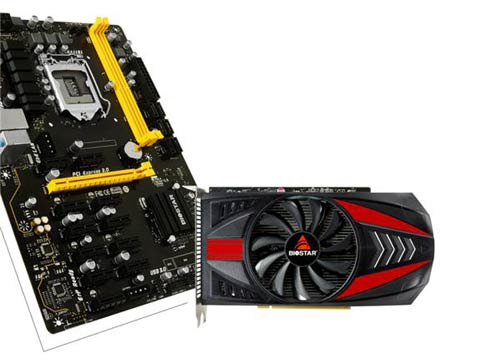 采用了八块 AMD RX 580 显卡的特殊的矿机iMiner A588X8D2