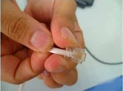 电话线的水晶头怎么接(图5)