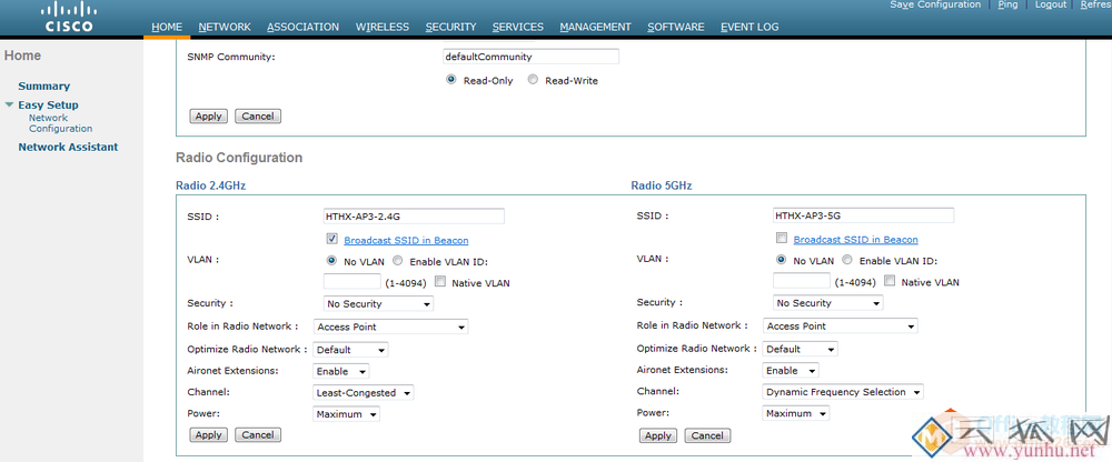 cisco AP AIR-CAP1702I-H-K9调试配置