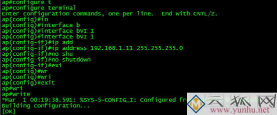cisco AP AIR-CAP1702I-H-K9调试配置