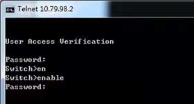 cisco 3850配置IP地址和telnet