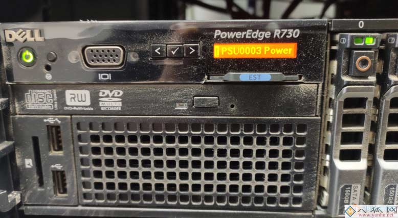 DELL R730服务器报PSU 1 is lost