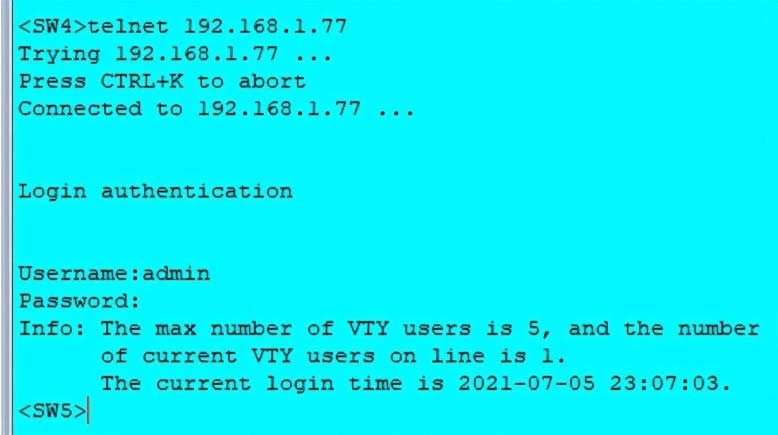 控制哪些用户可telnet路由器设备