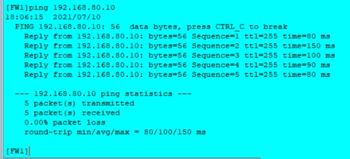 华为防火墙路由模式部署，简单配置分享