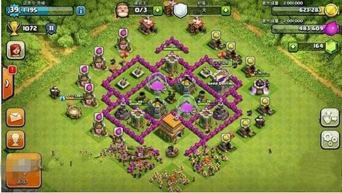 部落冲突6本神阵图怎么布局 2022年六本神阵最强无解图片