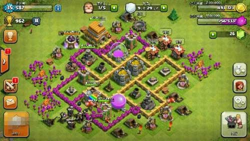 部落冲突6本神阵图怎么布局 2022年六本神阵最强无解图片