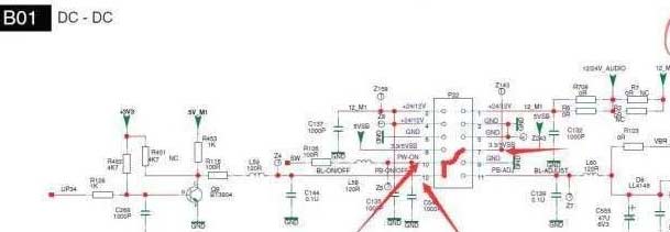 飞利浦液晶电视42PFL5609/93不开机故障维修