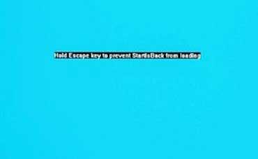 Win10开机提示Hald Escape key to prevent StartlsBack(图)