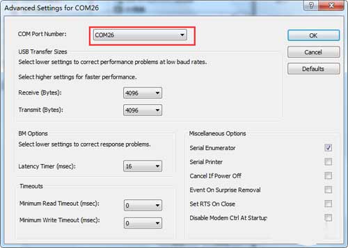 电脑怎么修改FT232串口的端口号?(图6)