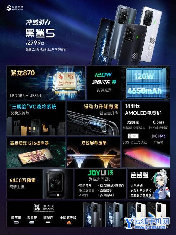 黑鲨5系列有哪些机型-有哪些机型可以选择