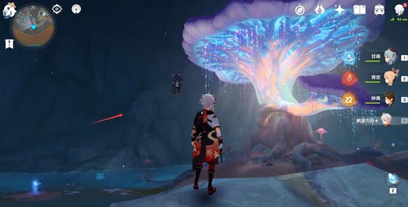 原神层岩巨渊蘑菇怎么上去 原神层岩巨渊蘑菇顶宝箱1.jpg