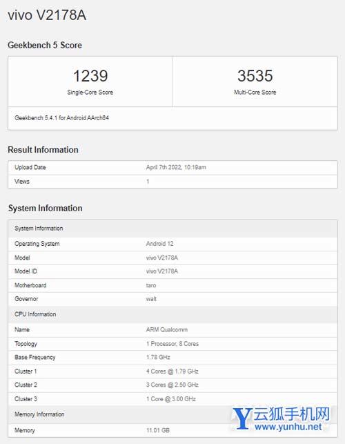 vivoXFold Geekbench跑分怎么样-手机跑分好吗