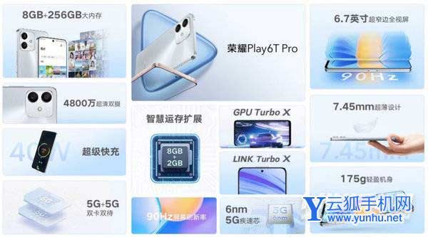 荣耀Play6TPro电池多大-充电速率多少W