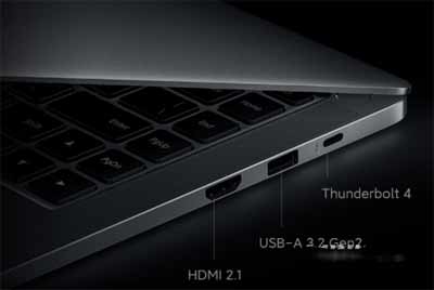 小米笔记本proX15网线接口在哪里插网线(图2)