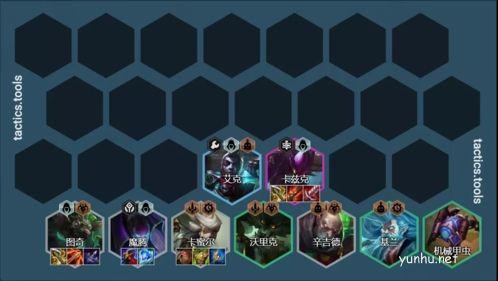 金铲铲之战炼金刺客阵容5