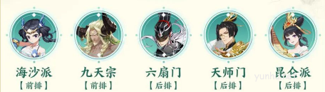 武林闲侠九天宗阵容搭配推荐2