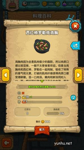 黑暗料理王西红柿罗勒炖鸡胸介绍