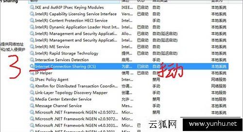 笔记本电脑创建无线WiFi热点提示1061错误的解决方法