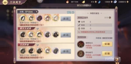 三国志幻想大陆阵容搭配