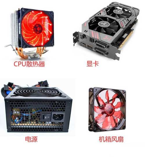 电脑为什么会发出噪音？电脑主机产生噪音的配件有哪些？