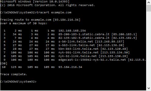 如何使用Windows执行Traceroute和Ping?