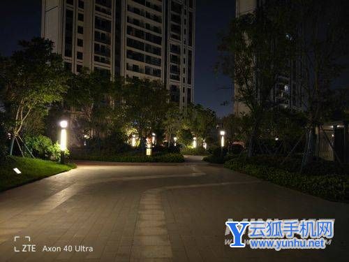 中兴Axon40Ultra夜景拍照-手机拍照实测