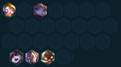 金铲铲之战八仙女阵容2