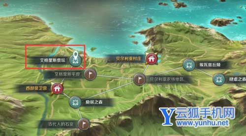 黑色沙漠手游艾格里斯祭坛钓鱼点位置一览1