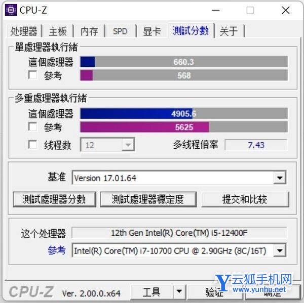 i5 12400f相当于i7几代-处理器怎么样