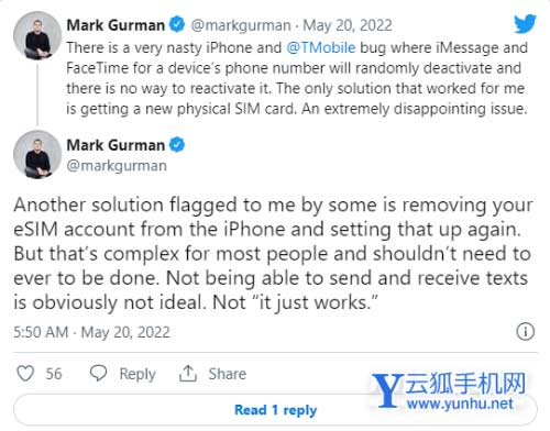 苹果的eSIM出现什么bug了-可以正常使用吗