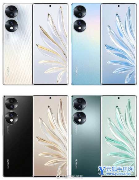荣耀70全部配色公布:这颜值真行!